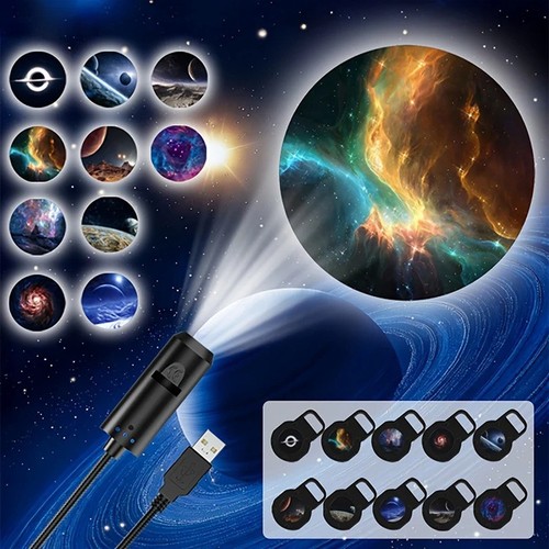 360 rotating led galaxy - rotating, star