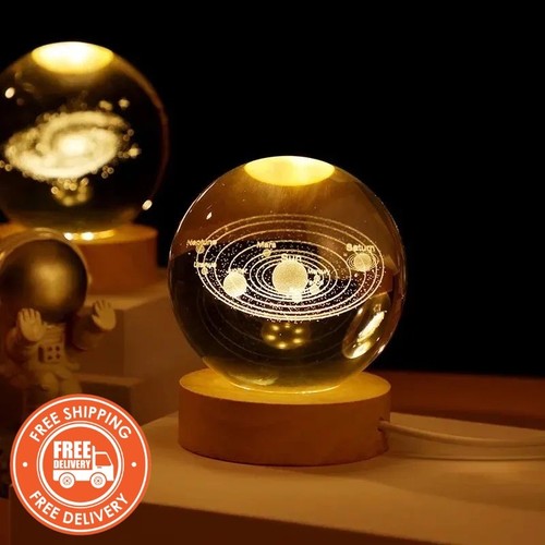 Usb led galaxy crystal ball - galaxy,