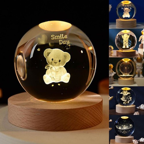 Crystal ball night - 3d,