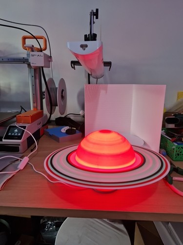 Saturn planet led mood lamp - planet,