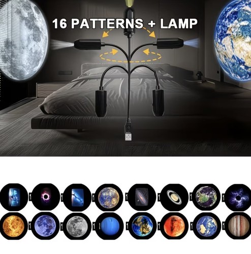 Usb led planet projector - usb,