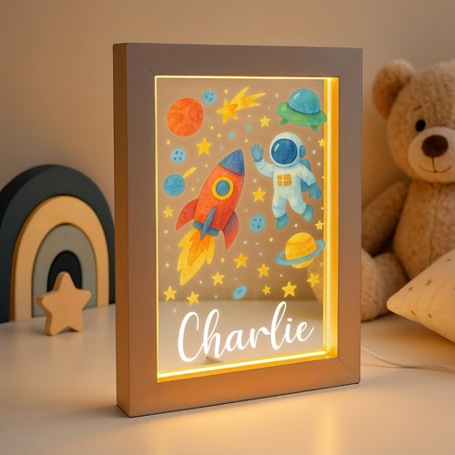 Personalised led space light - personalised,