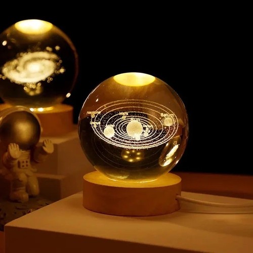 Crystal ball night light - crystal,