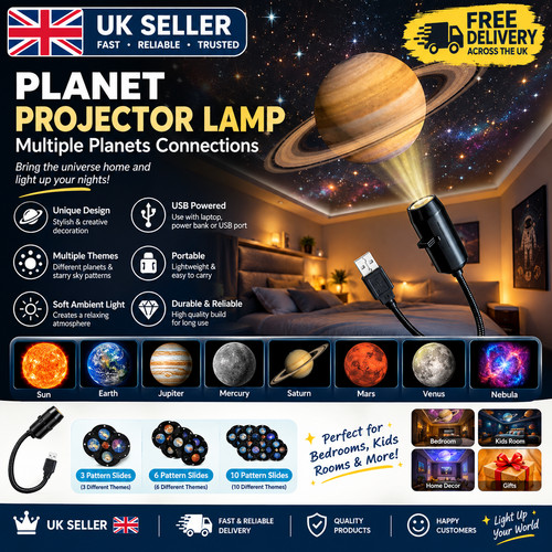 Planet projector night light - projector,