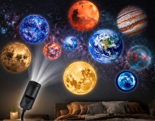 Usb galaxy planet projector - usb,