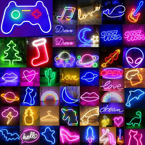 Usb battery led neon - neon, sign