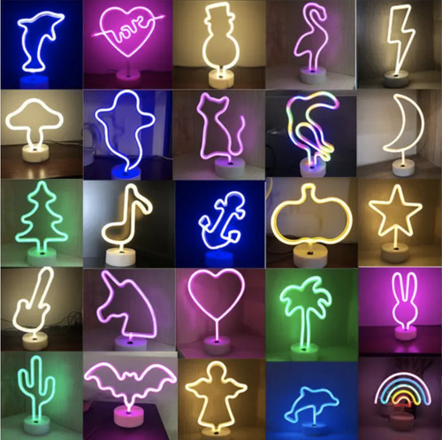 Led neon night light lamp - led,