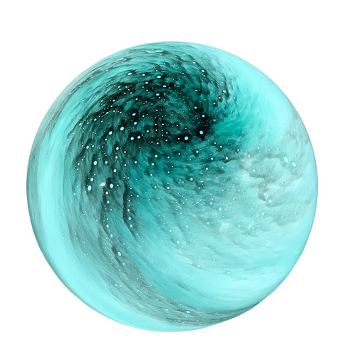 Glass lamp sphere round ball - round,