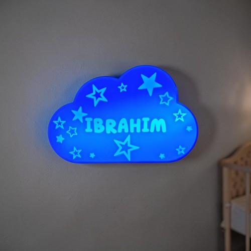 Personalised name night light - name,