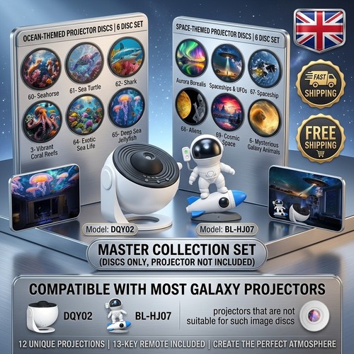 Led galaxy projector starry - galaxy,