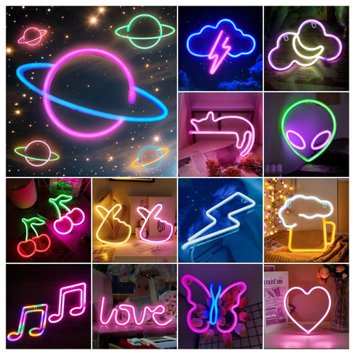 Led neon sign with usb - neon,